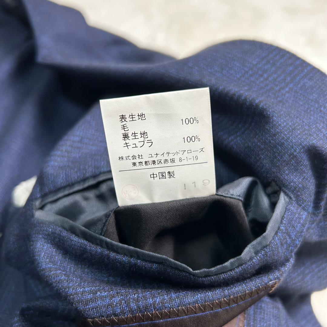 グリーンレーベルリラクシング　カノニコ　アンコン仕立て　セットアップ　チェック柄