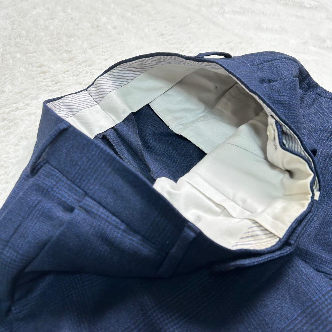 グリーンレーベルリラクシング　カノニコ　アンコン仕立て　セットアップ　チェック柄