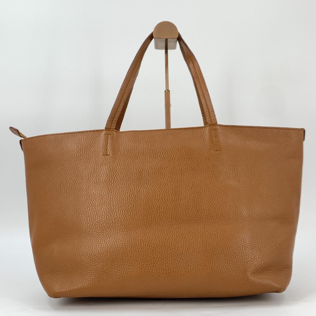 サルヴァトーレフェラガモ ダブルガンチーニ トートバッグ シボレザー ブラウン