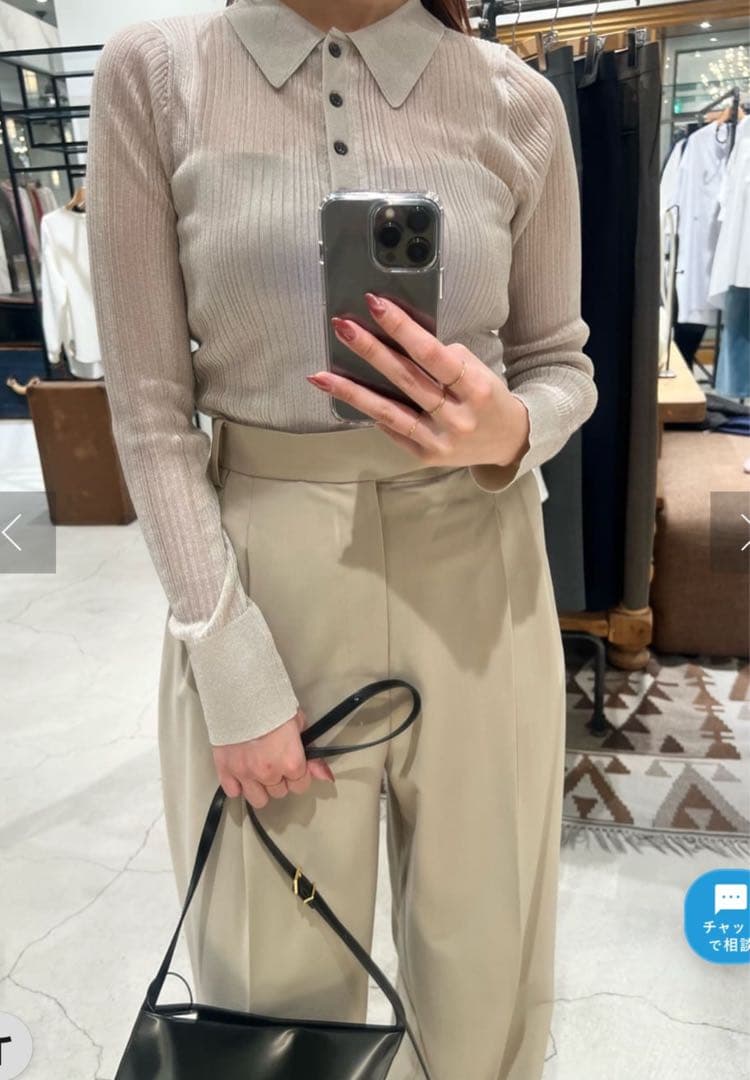 Whim Gazetteウィムガゼット【THE PAUSE】 シアーポロニット