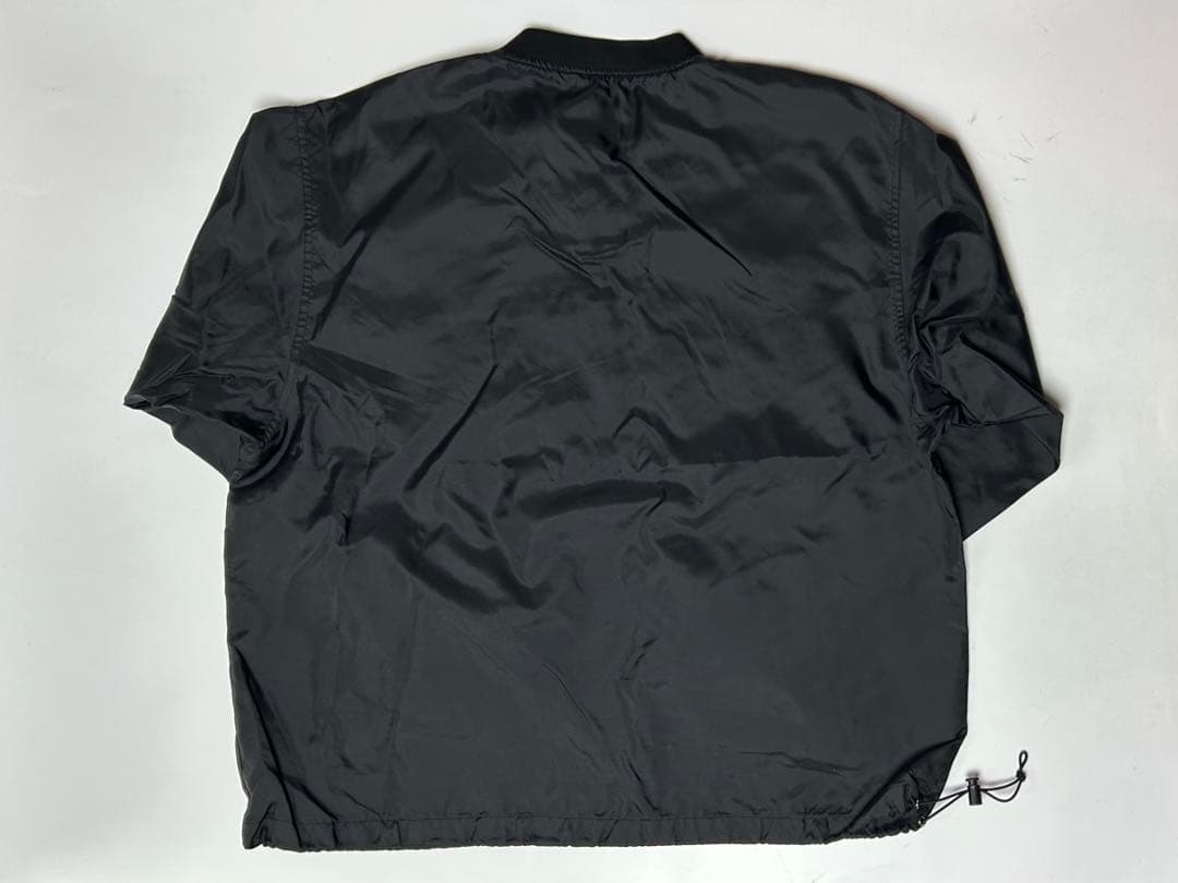 Majestic ゲームシャツ　長袖　ブラック　RAIDERS ナイロン　XL