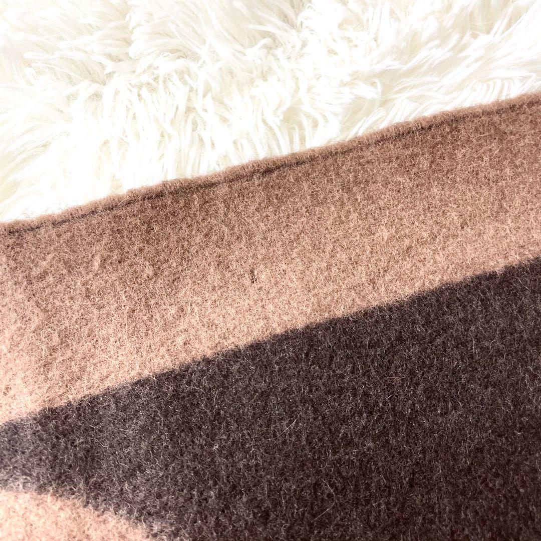 ルイヴィトン　マフラー　M72204 ウール×アンゴラ ブラウン デカロゴ