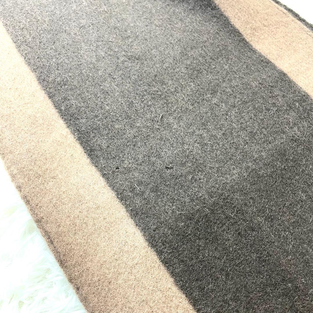 ルイヴィトン　マフラー　M72204 ウール×アンゴラ ブラウン デカロゴ