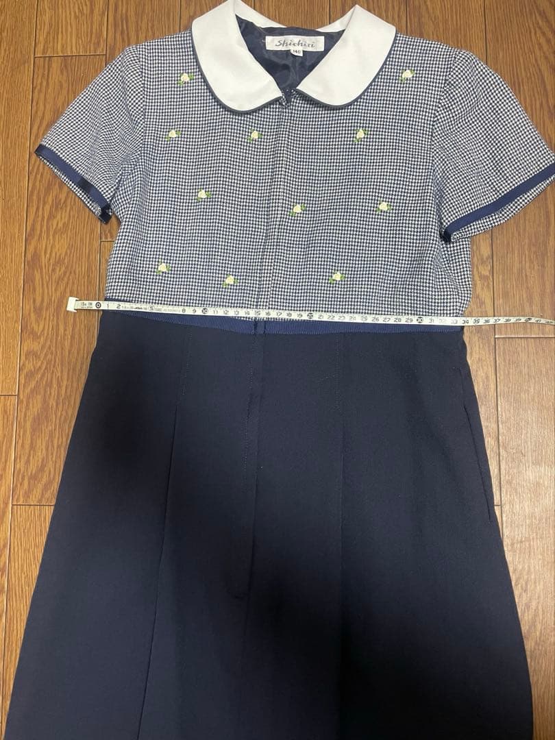 【お値下げ】荻窪　七里　前開き　ワンピース　140