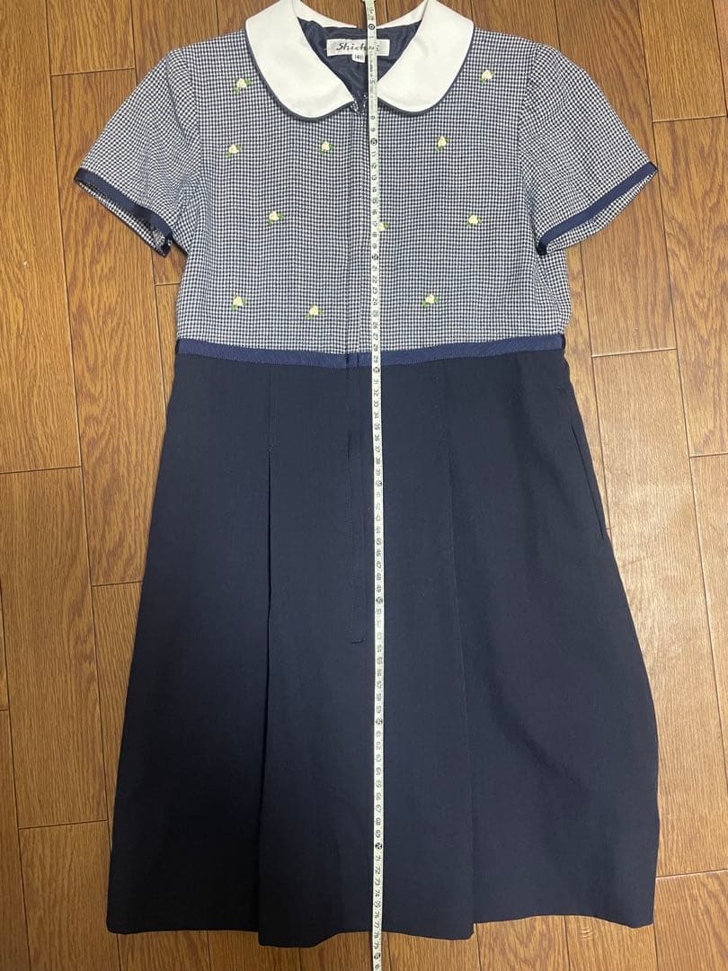 【お値下げ】荻窪　七里　前開き　ワンピース　140