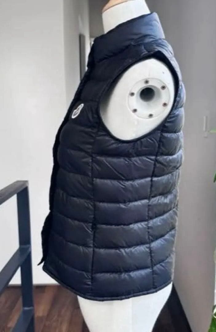 MONCLERモンクレールLIANEGILETダウンベストリアーネベストネイビー
