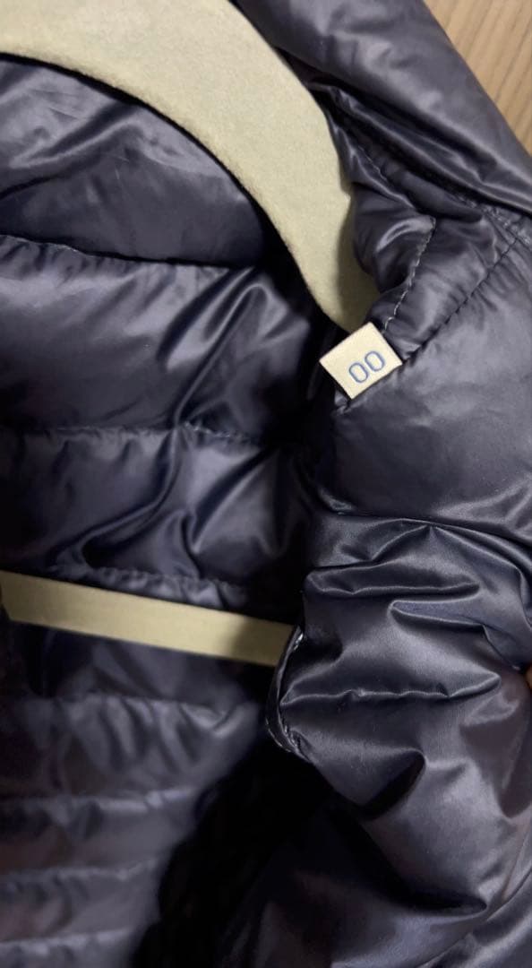 MONCLERモンクレールLIANEGILETダウンベストリアーネベストネイビー