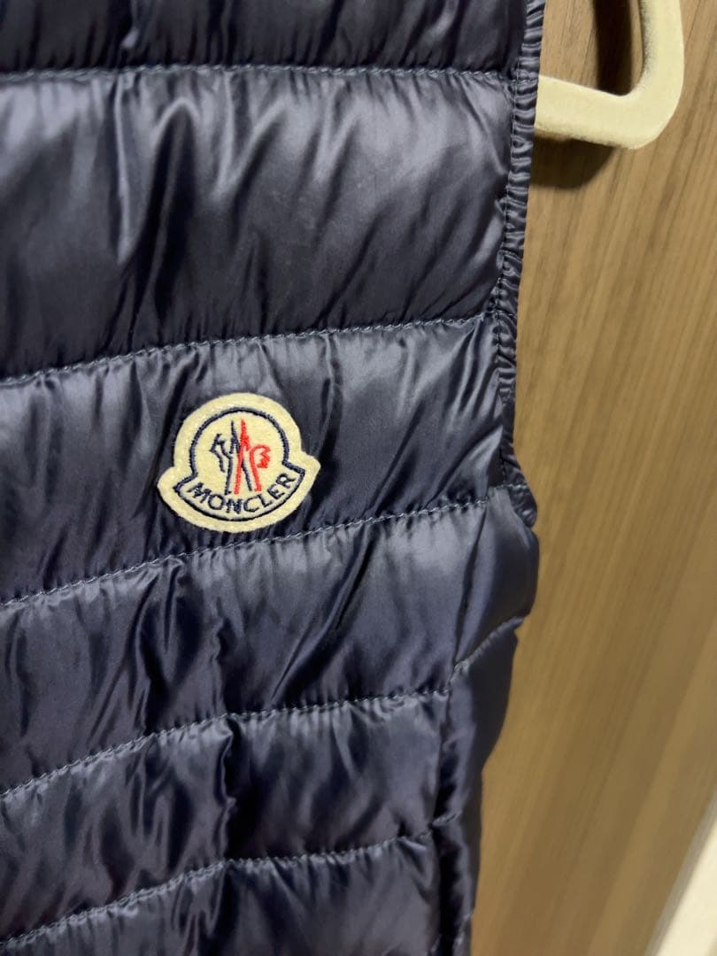 MONCLERモンクレールLIANEGILETダウンベストリアーネベストネイビー