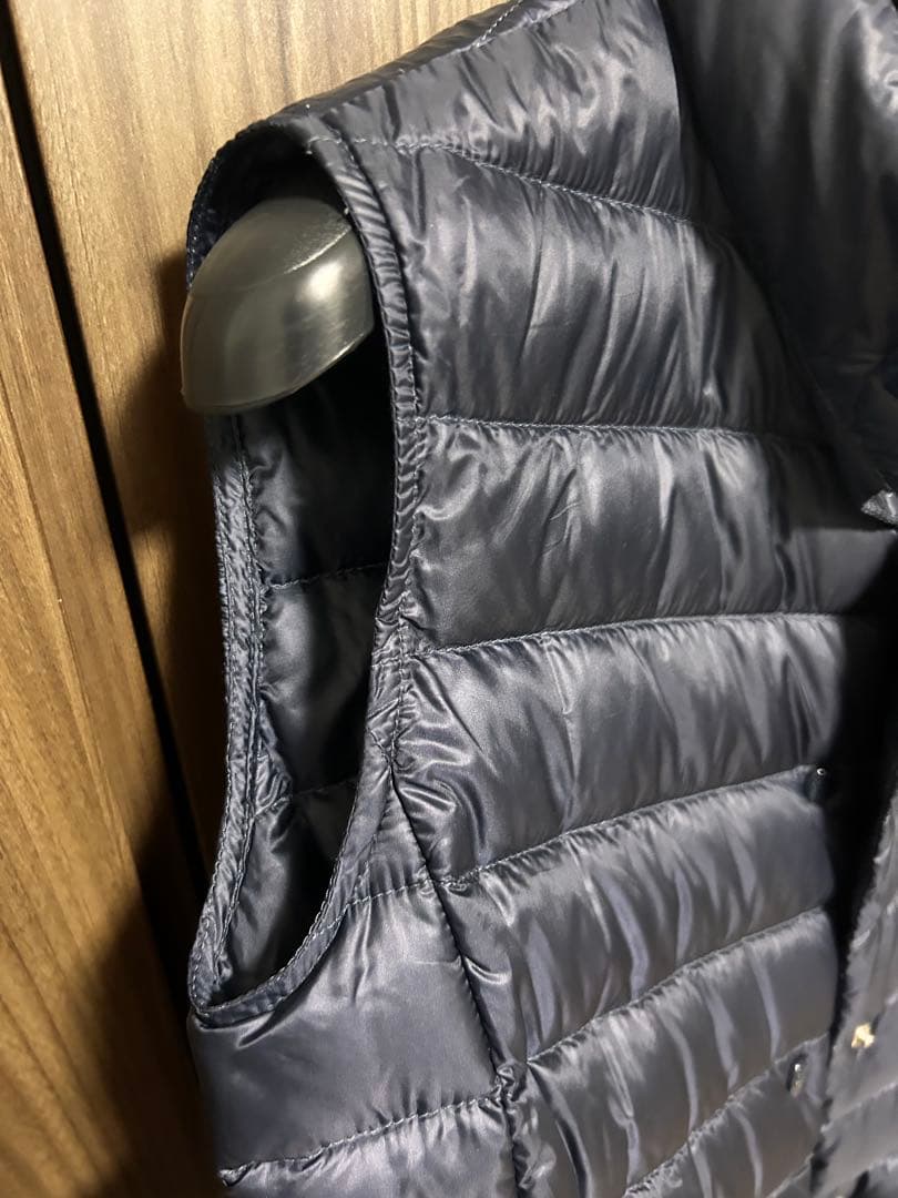 MONCLERモンクレールLIANEGILETダウンベストリアーネベストネイビー