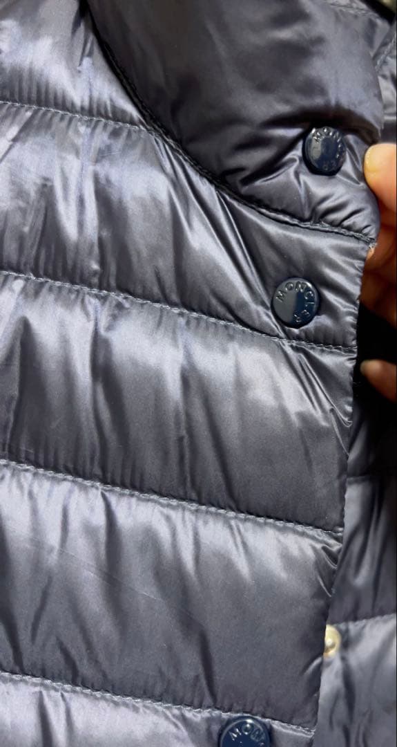 MONCLERモンクレールLIANEGILETダウンベストリアーネベストネイビー