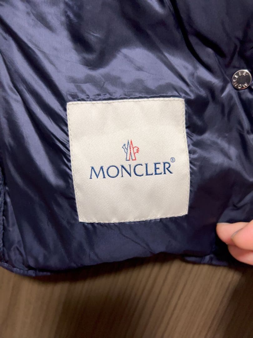 MONCLERモンクレールLIANEGILETダウンベストリアーネベストネイビー