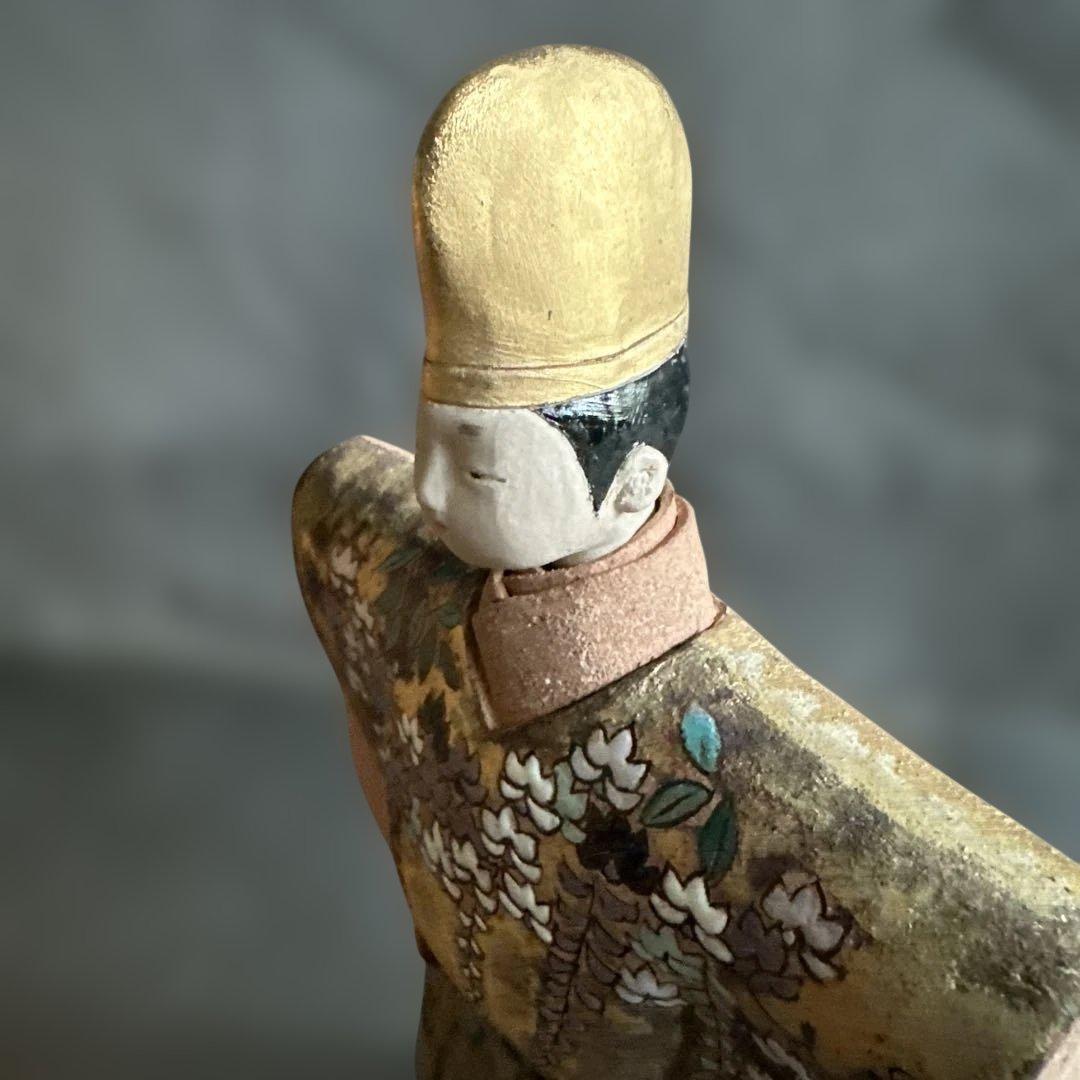 最終お値下げ❣️素晴らしい　立ち雛　圭子　陶器