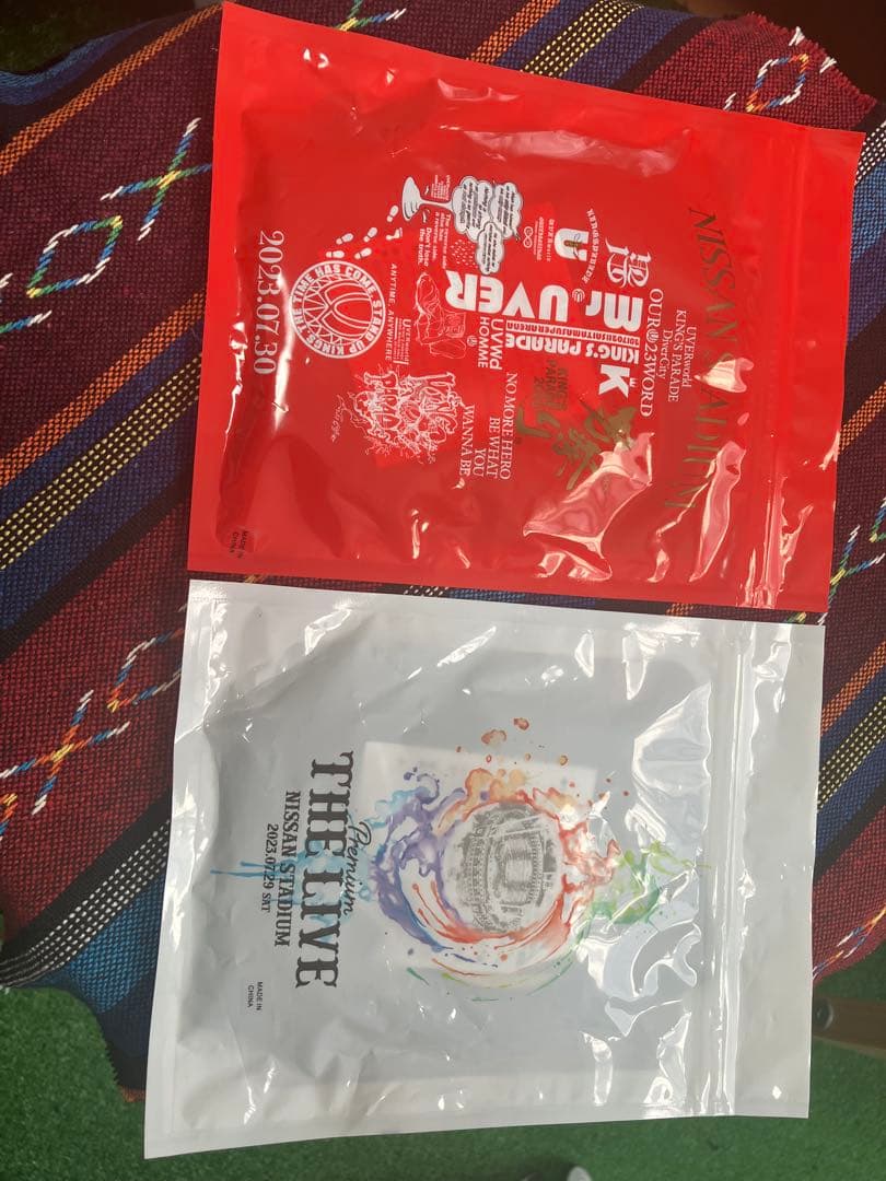 UVERworld 日産スタジアム グローブ 2点セット