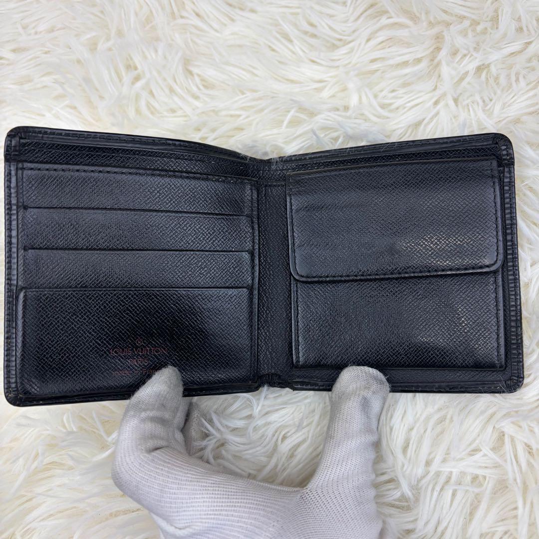 ルイヴィトン エピ ポルトモネ カルトクレディ 折り財布 黒 M63542