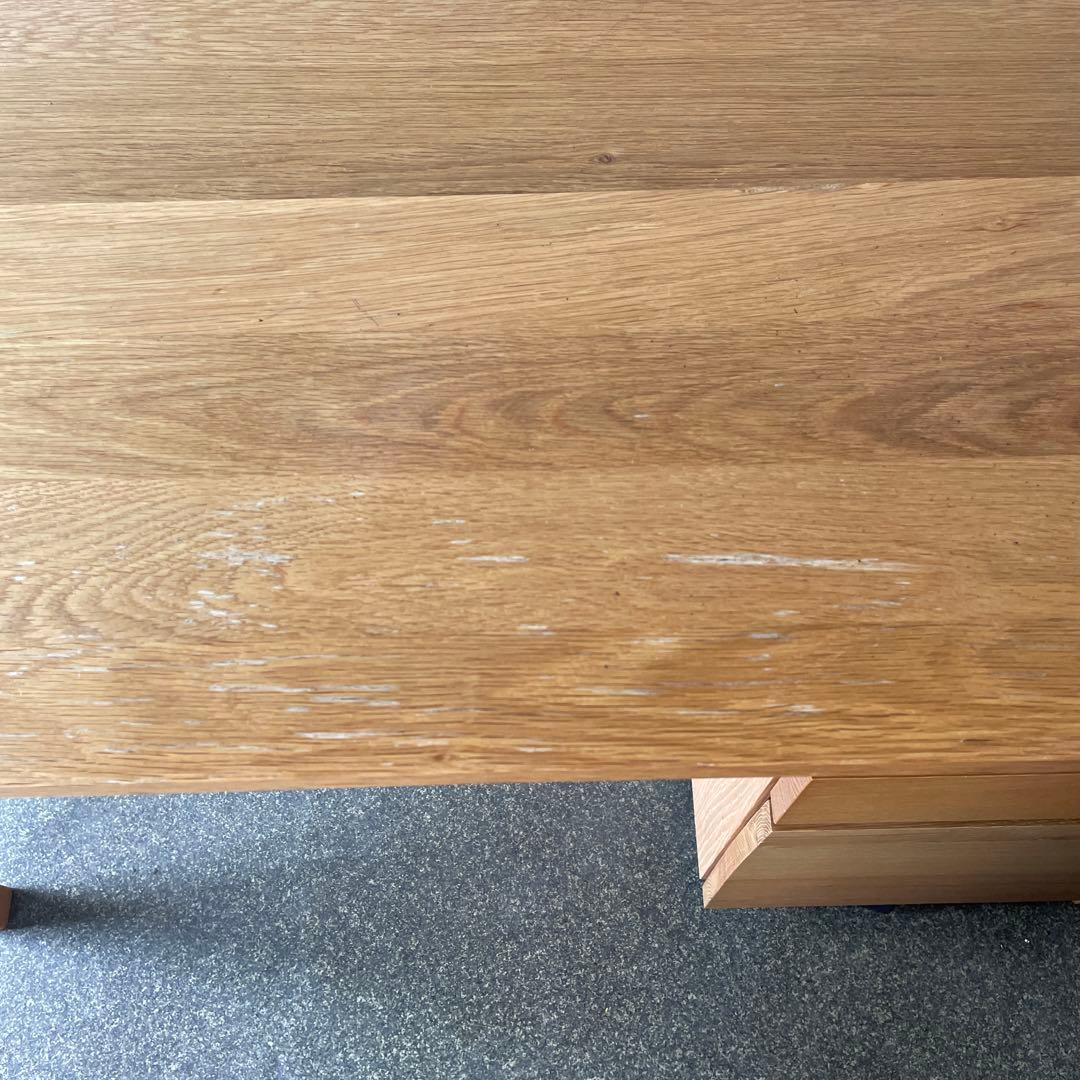 無印良品　デスク　タモ材　机のみ