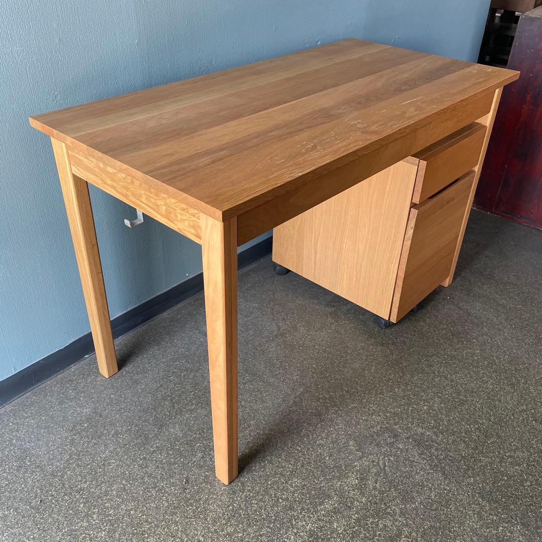 無印良品　デスク　タモ材　机のみ