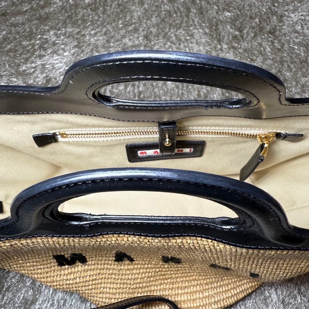 MARNI かごバッグ　ブラック