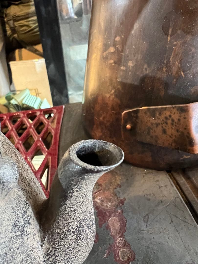 長文堂　なつめ　鉄瓶