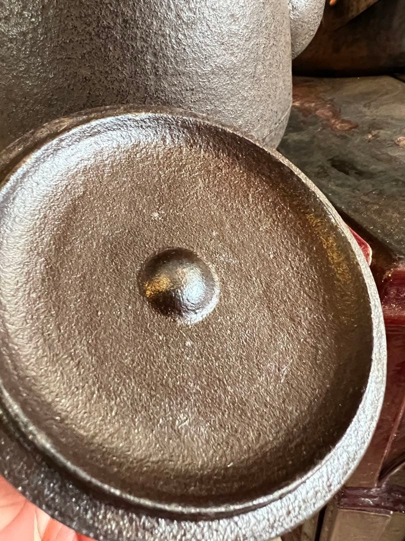 長文堂　なつめ　鉄瓶