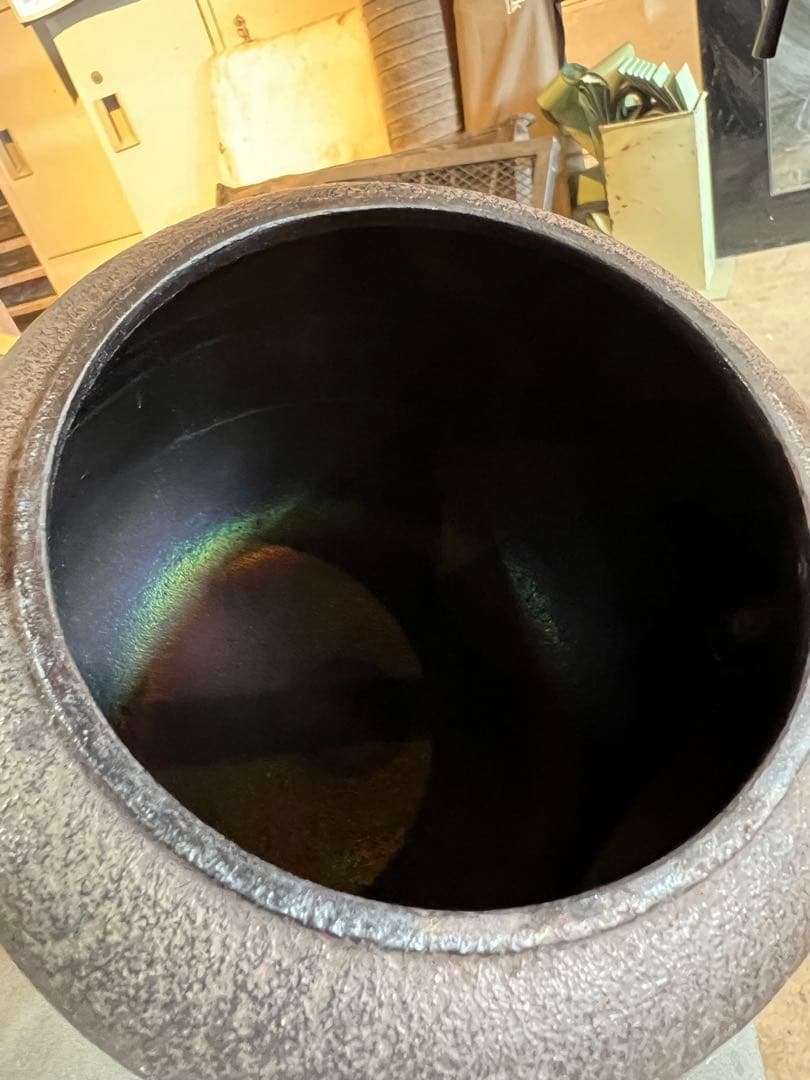 長文堂　なつめ　鉄瓶