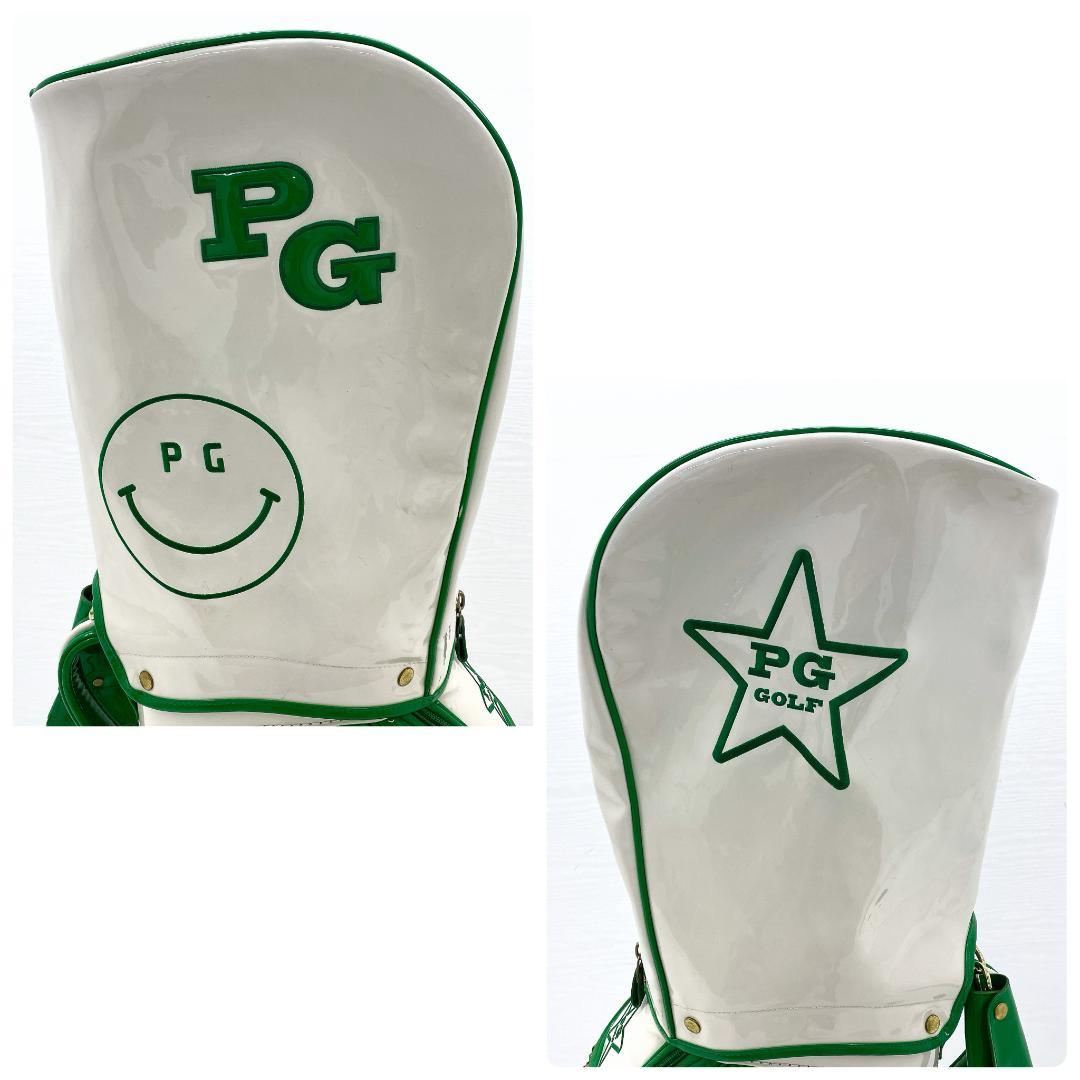 PEARLY GATES パーリーゲイツ エナメル キャディバッグ ゴルフバッグ
