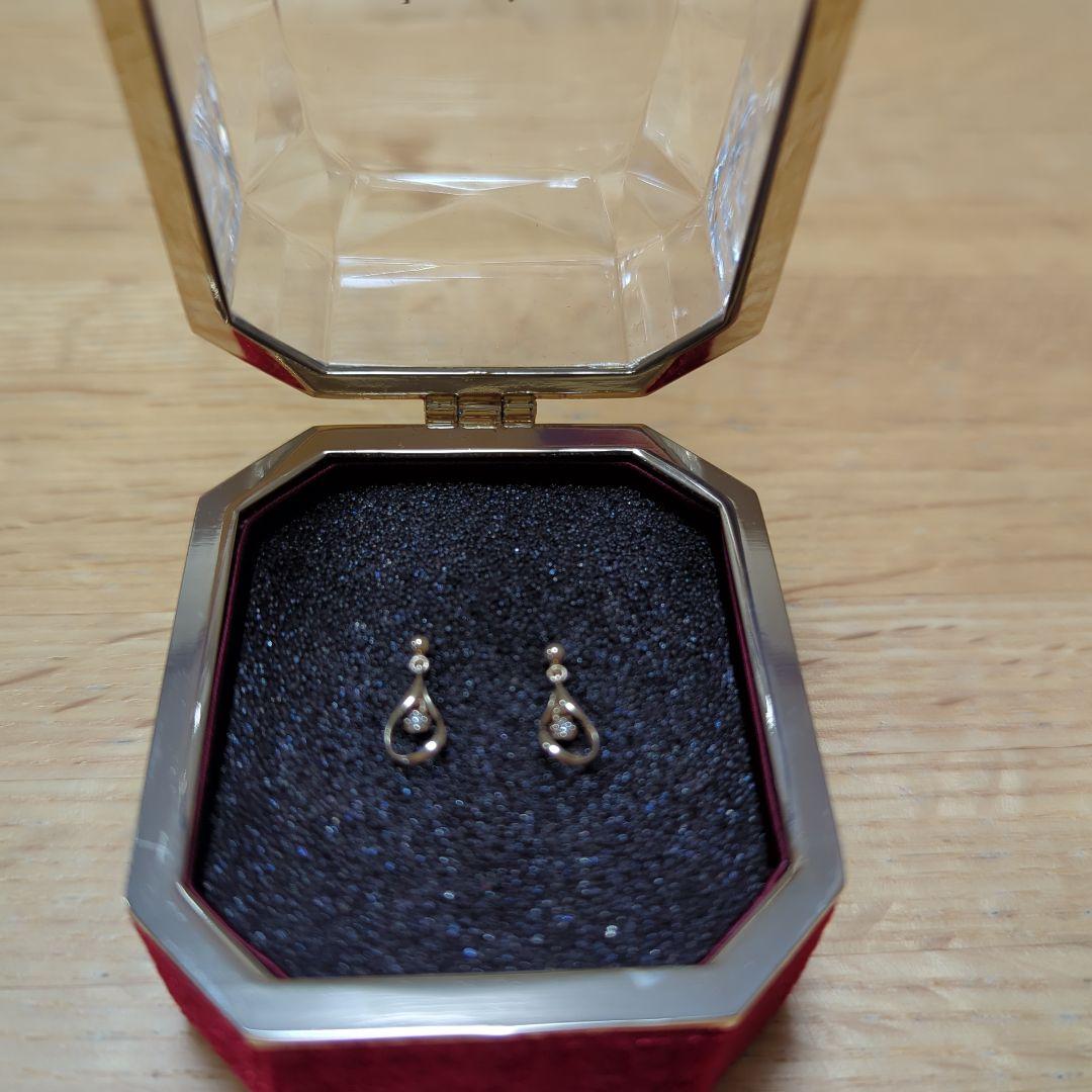 ウコ 31900円 ヴァンドーム青山 ダイヤモンド ドロップ ピアス