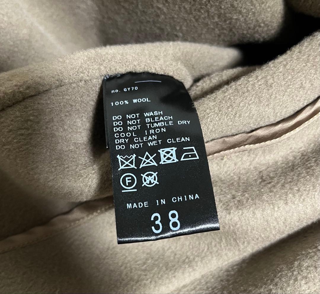 専用　IENA スーパー160ダブルフェイスショートコート　38