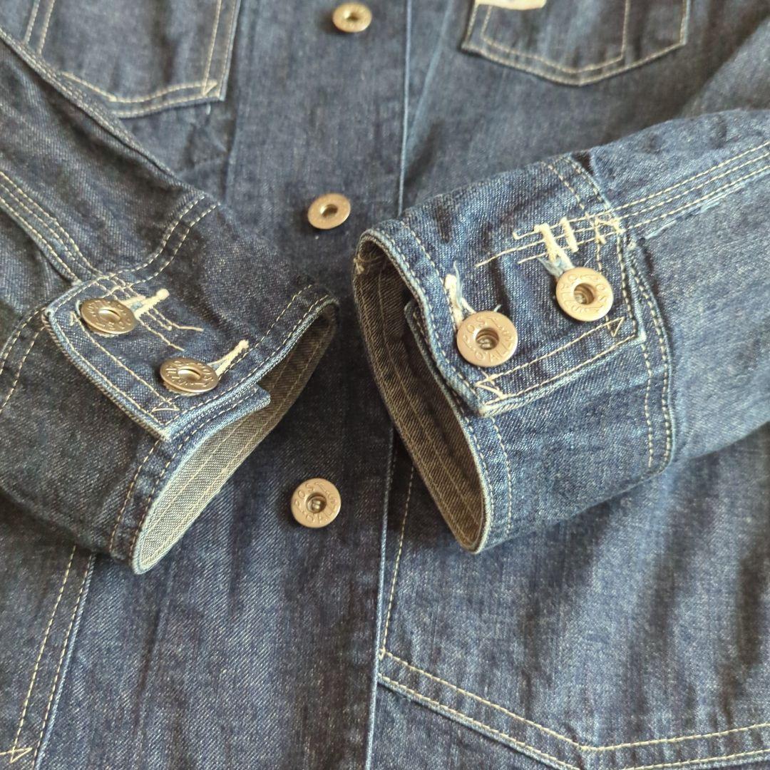 POST OVERALLS カバーオール S ポストオーバーオールズ デニム