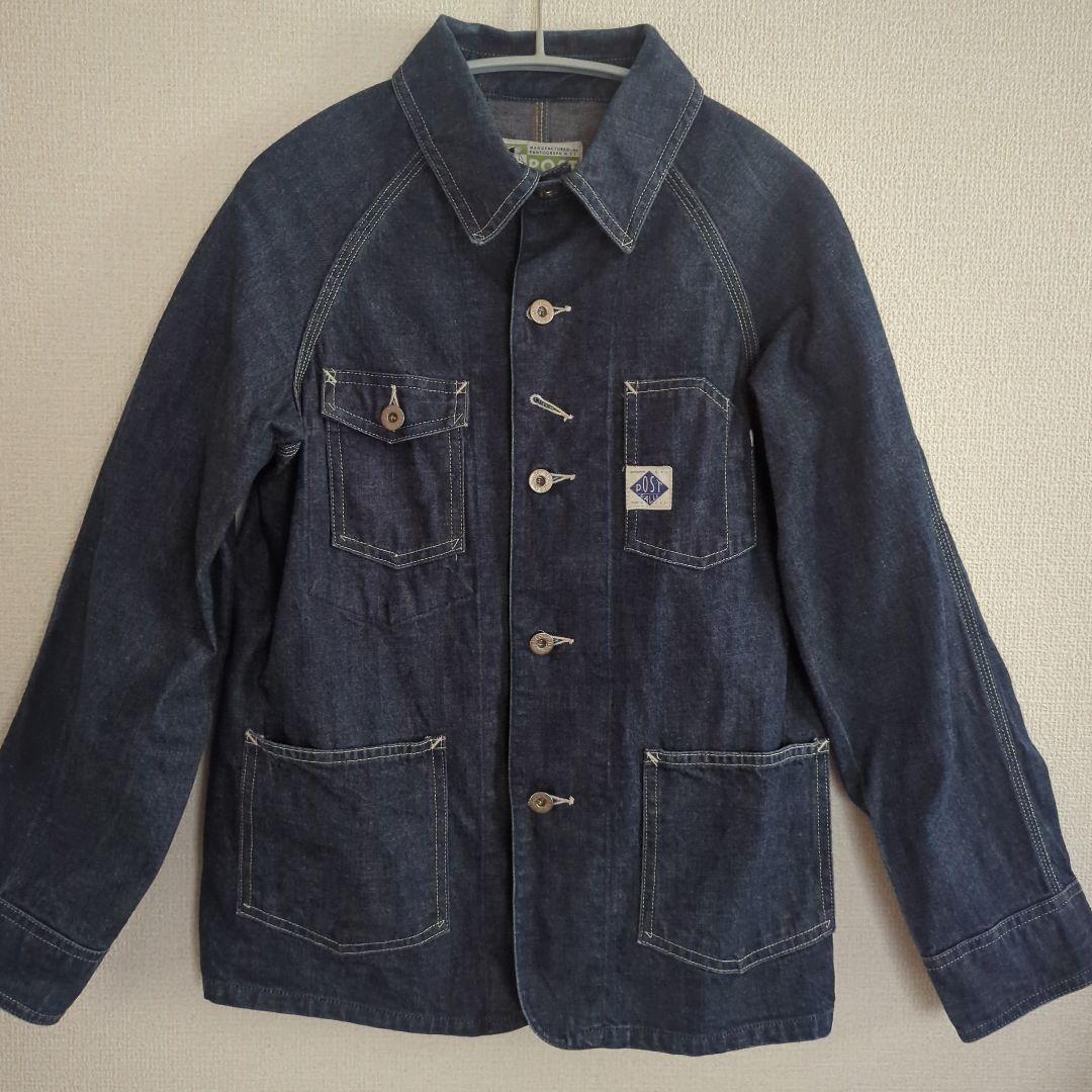 POST OVERALLS カバーオール S ポストオーバーオールズ デニム