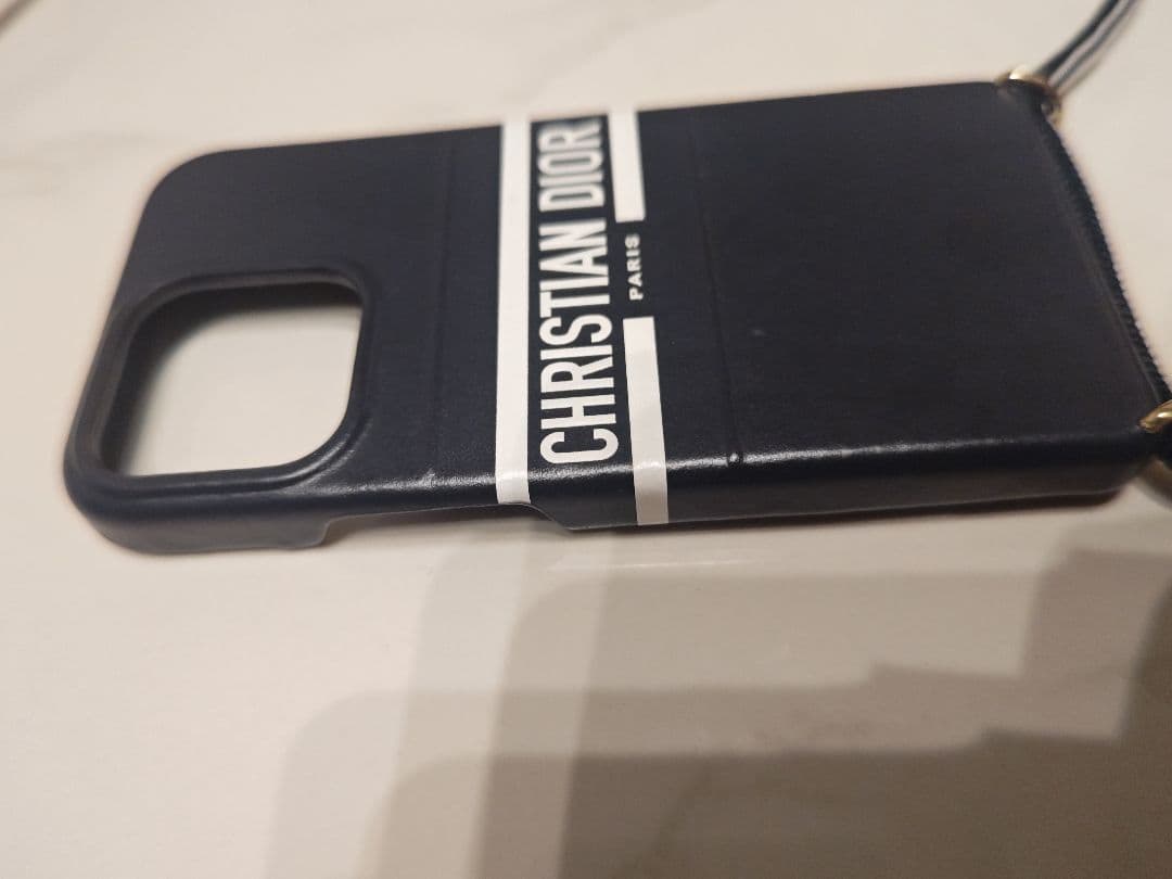 Christian Dior ストラップ付きiPhone13PROケース
