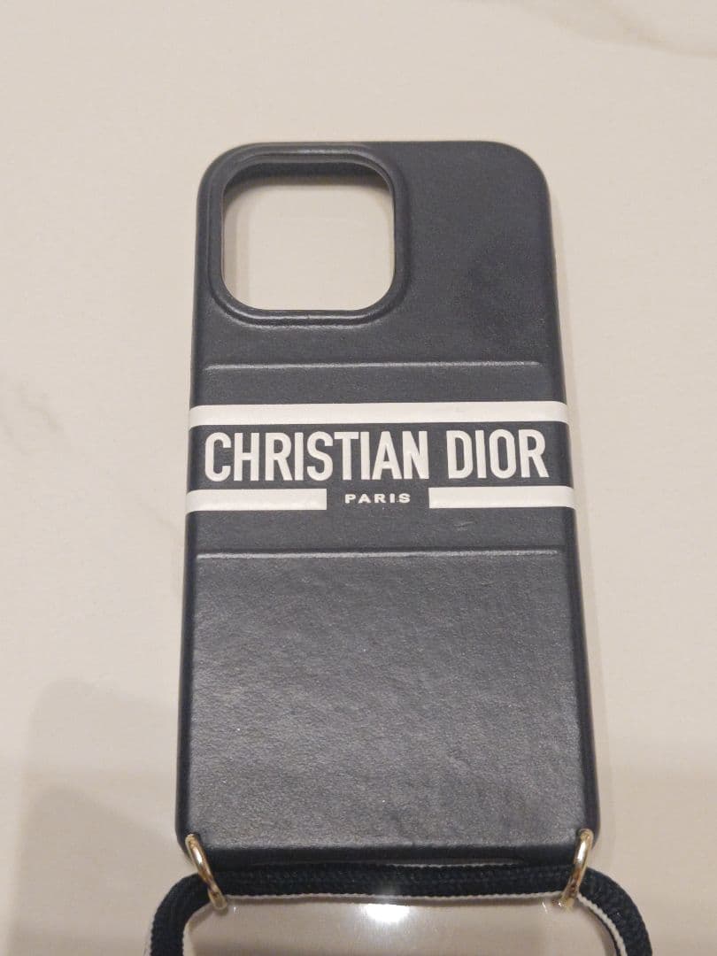 Christian Dior ストラップ付きiPhone13PROケース