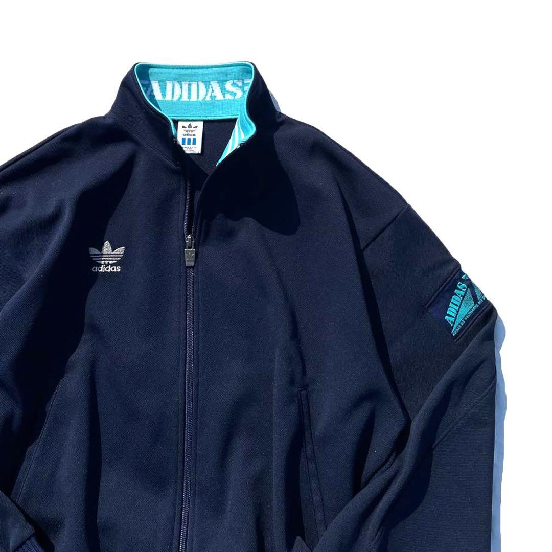 ク*ん様 【90s】Japan製 adidas トレフォイル トラックジャケット