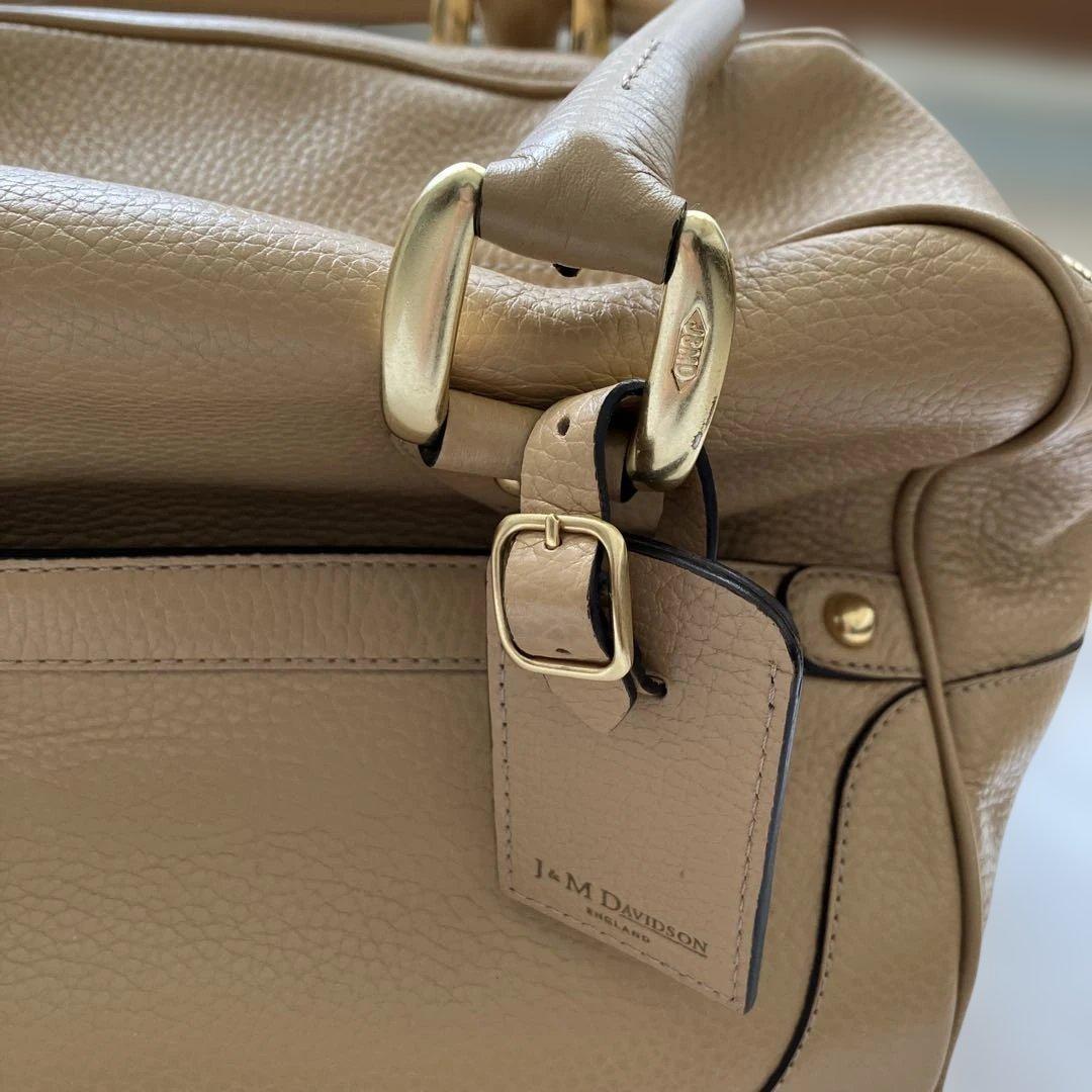 J&M DAVIDSON MIA ミア 上質レザー ボストンバッグ 定価26万円