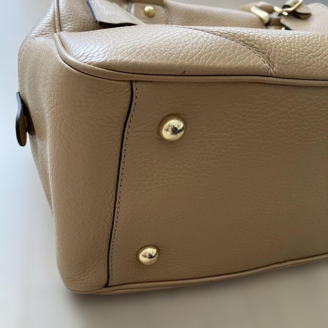 J&M DAVIDSON MIA ミア 上質レザー ボストンバッグ 定価26万円