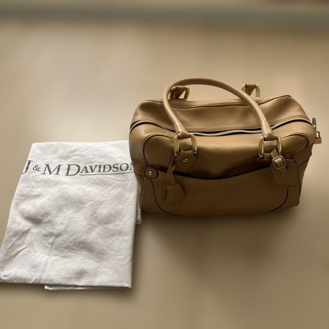 J&M DAVIDSON MIA ミア 上質レザー ボストンバッグ 定価26万円