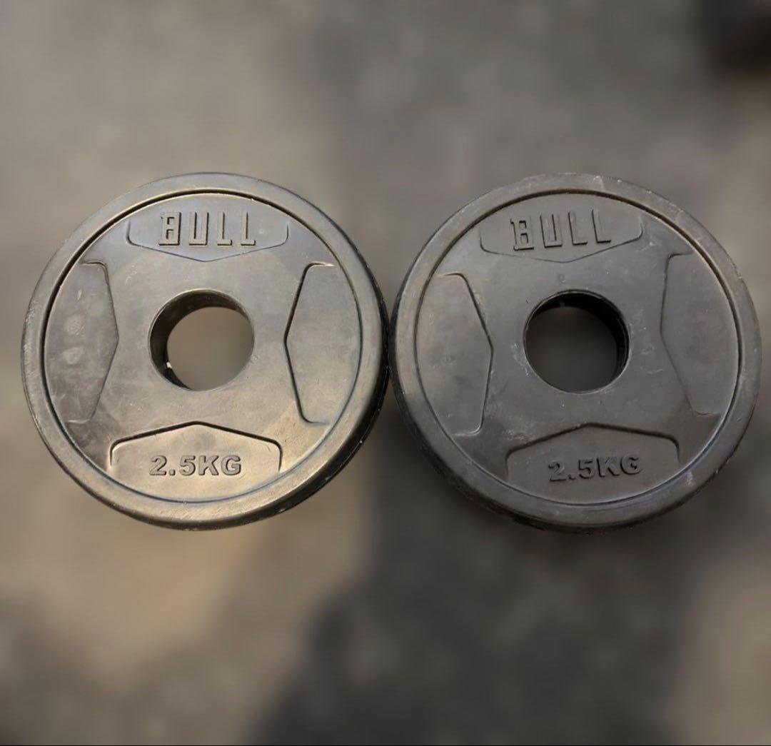 【腹ペコ大魔王】ブル10㎏ラバープレート4枚2.5㎏2枚2月15日引渡し