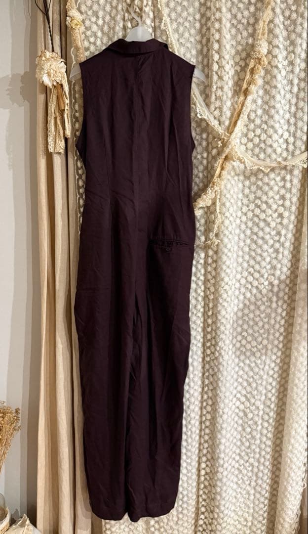 サロペット・オーバーオール・オールインワン Linen Sleeveless Combinaison todayful