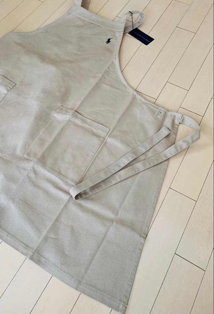 【新品タグ付✨】Ralph Lauren ラルフ ベージュエプロン 女性 男性