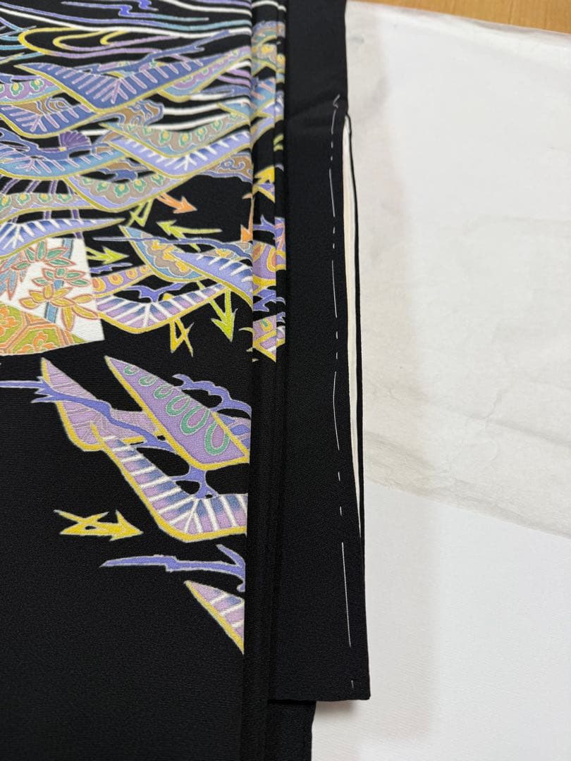 加賀友禅作家中谷文彦黒留袖セット