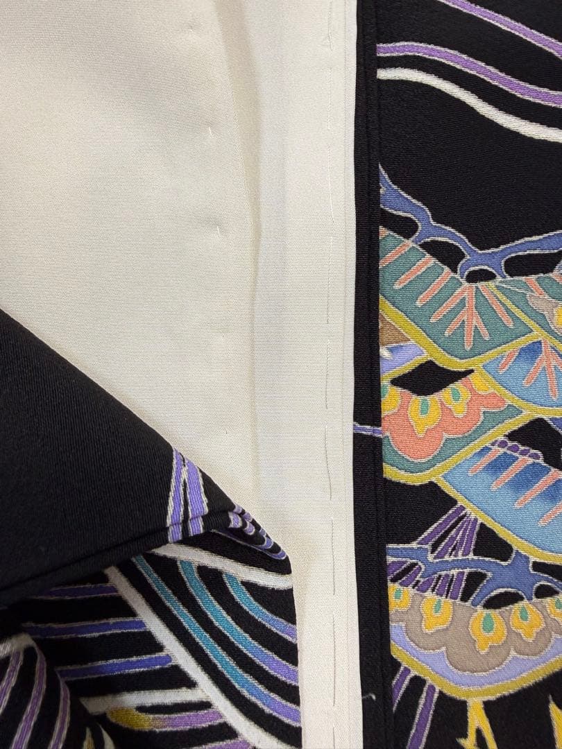 加賀友禅作家中谷文彦黒留袖セット