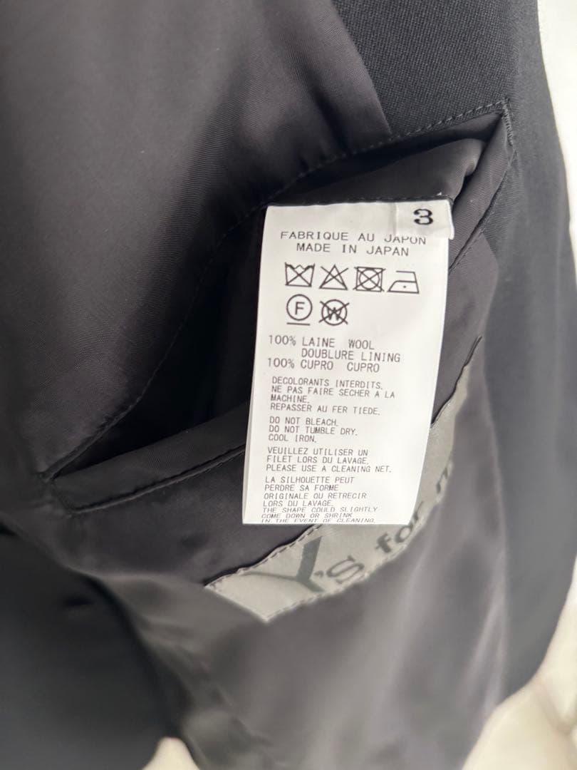 Y's for men ジャケット