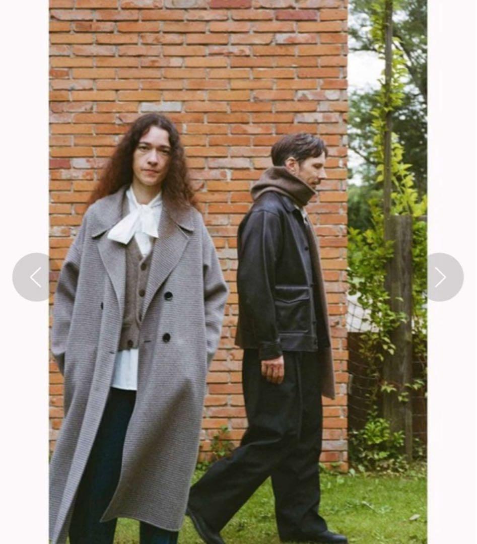 LE GLAZIK | ウール ダブルブレストコート