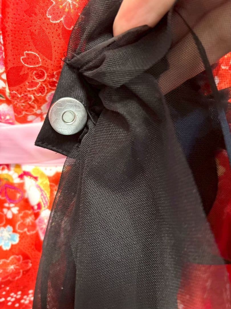 七五三　キッズ　3歳女の子　被布チュール