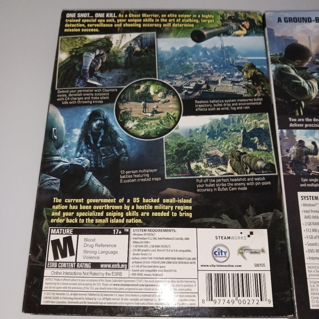 U.S. 版　Sniper: Ghost Warrior　2本セット　まとめ売り