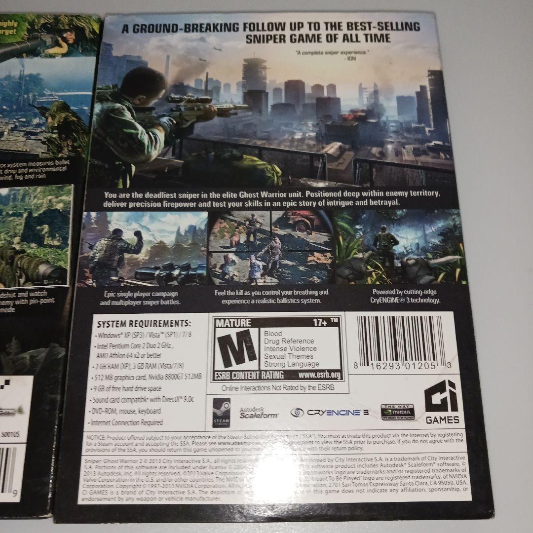 U.S. 版　Sniper: Ghost Warrior　2本セット　まとめ売り