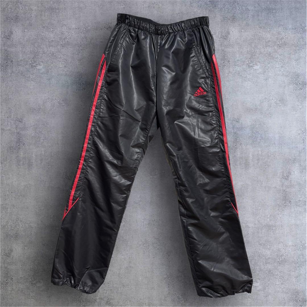 adidas CLIMA365 ダークグレー ナイロンセットアップ L Y2K