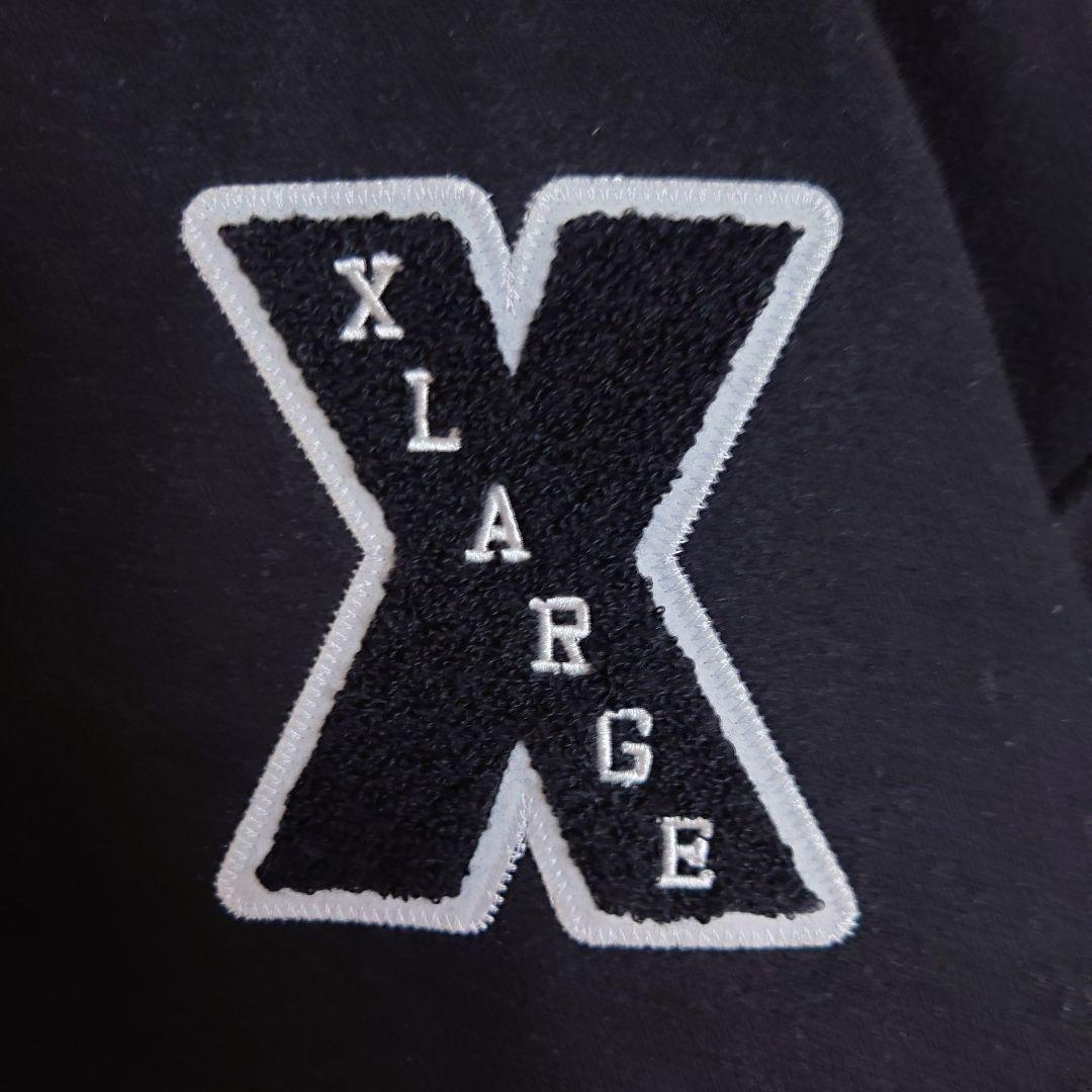 【即完売モデル】エクストララージ☆袖切り替えパイルロゴ中綿入りウールスタジャン