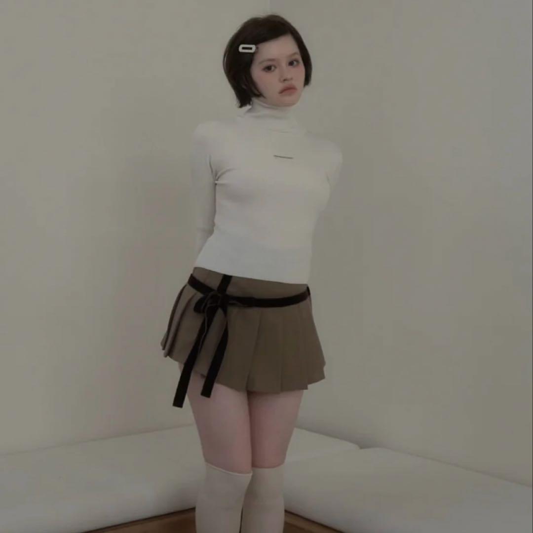 トップス andmary Mary turtle knit tops ivory