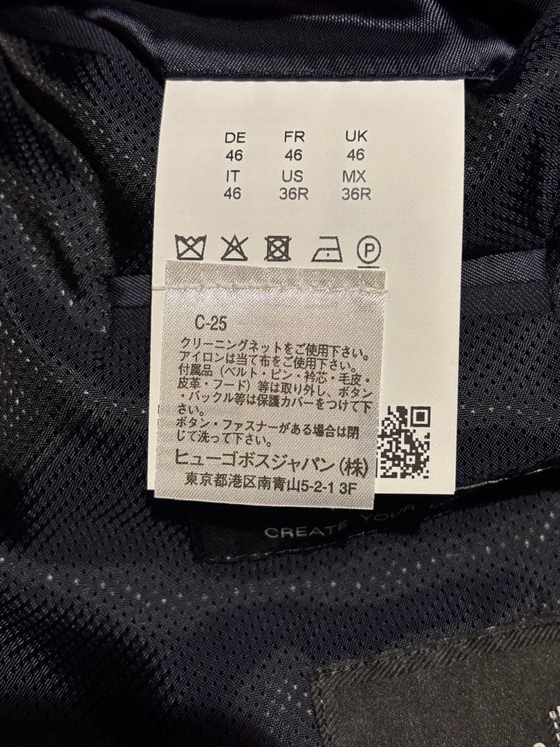 T*J様 BOSS ダークネイビースーツ 美品3回程度着用　大谷翔平選手アンバサ