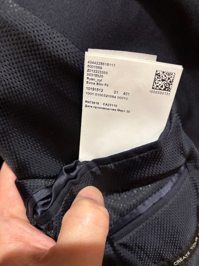 T*J様 BOSS ダークネイビースーツ 美品3回程度着用　大谷翔平選手アンバサ